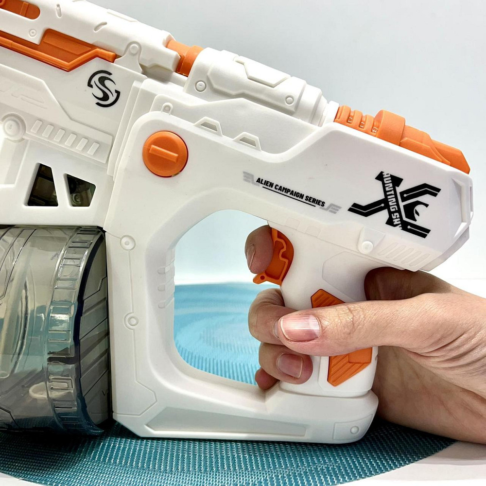 Автомат водяний на акаммуляторі Білий з помаранчевим (8604) Чернігів - фото 6