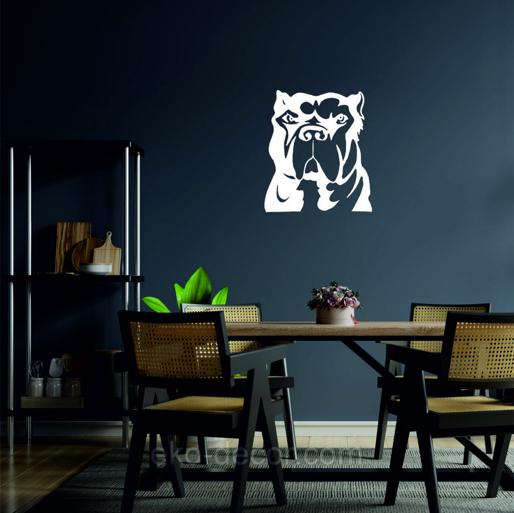 Декоративне настінне Панно «Кане-корсо», Декор на стіну 90*79 см., Білий Київ - фото 5