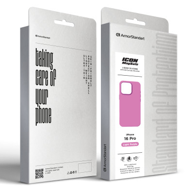 Чехол для мобильного телефона Armorstandart ICON2 MagSafe Apple iPhone 16 Pro Light Purple (ARM80192) Винница - изображение 2
