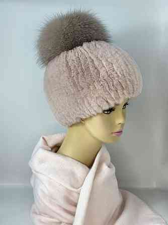 Шапка хутряна жіноча бон Джина Rex Пудровий Харків