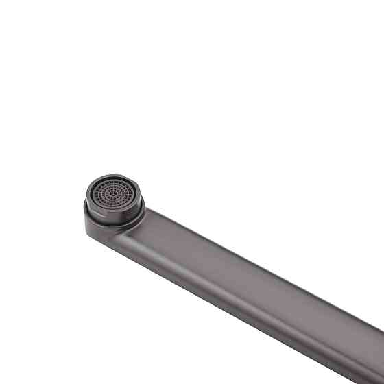 Змішувач для ванни Kroner KRP Axis Line-GRP070 з душовим гарнітуром, графіт Київ
