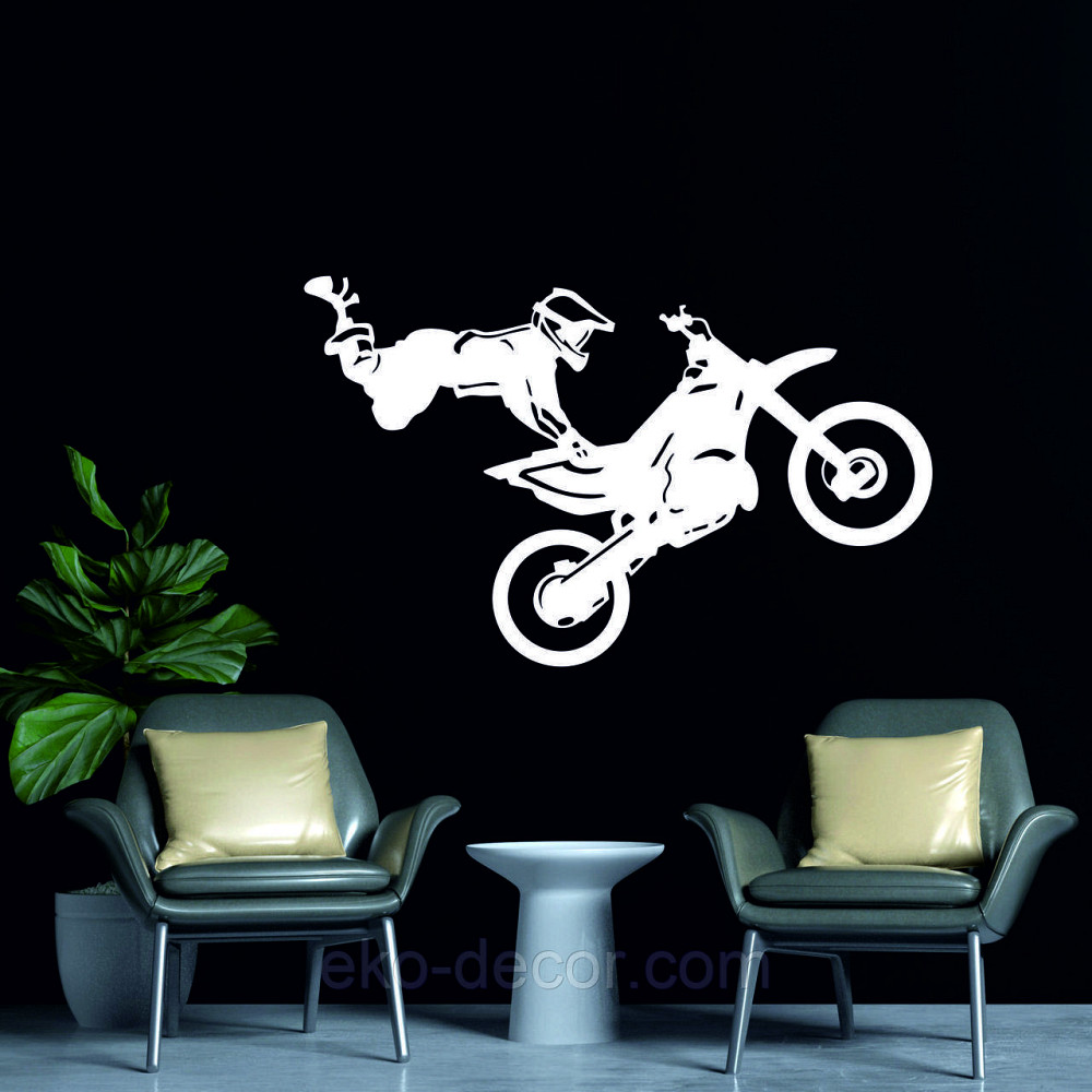 Декоративне настінне Панно «Мотофрістайл», Декор на стіну Київ - фото 3