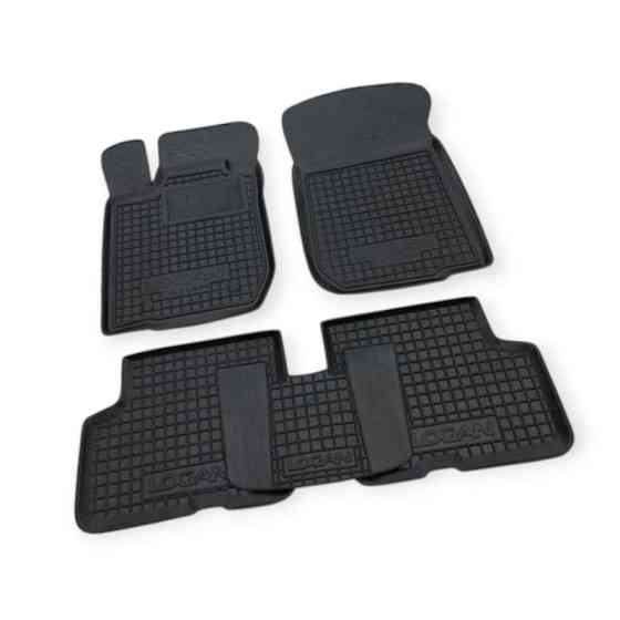 Килимки Рено logan 2004->, sandero 08->, duster 10-> борт 2,5 см, з перемичкою салону Мукачево