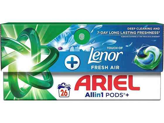 Капсули для прання 26шт Pods All-in-1 Touch of Lenor Дотик свіжого повітря Lenor ТМ ARIEL Київ