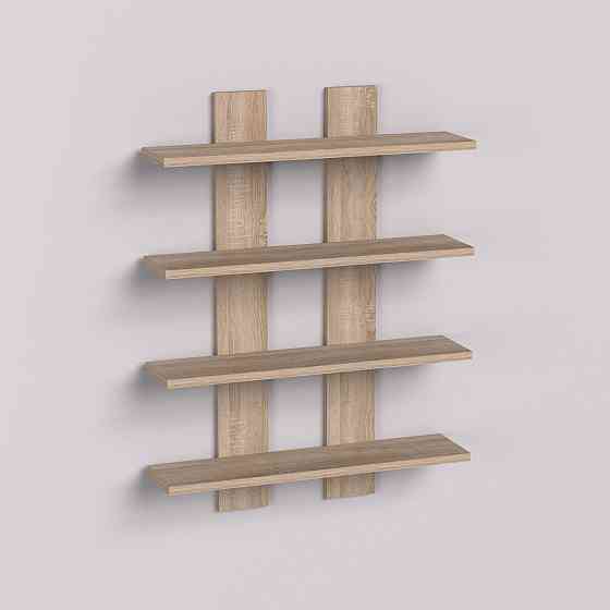 Полиця навісна П-4, Дуб Сонома, 600/120/800 Львів