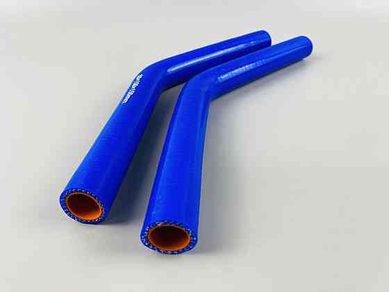 Патрубок силіконовий (150 мм х 150 мм) (135` — кут) (d=18 товщ = 4 мм) Мукачево