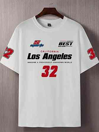 Футболка чоловіча с принтом  46 Біла 2664091106 Дніпро