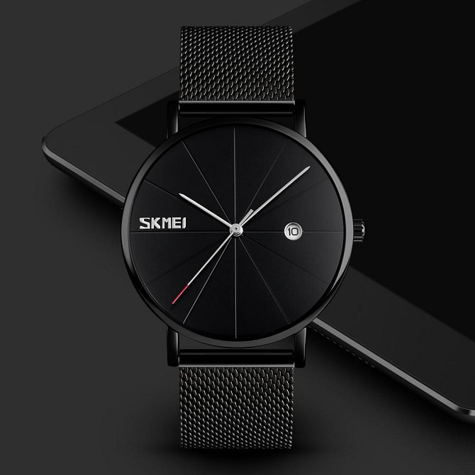 Оригинальные мужские часы Skmei 9183 Tiger Black black Винница - изображение 5