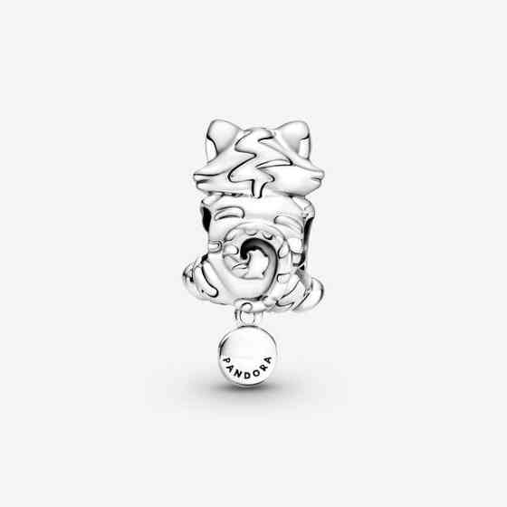 Серебряный шарм Пандора Kitten & Yarn BallMasterSem Киев