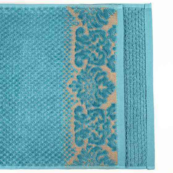 Набор махровых полотенец 2шт 50x90см, 70x140см Damask Премиум качества Жаккардовое с велюром 550г/м2 Сумы