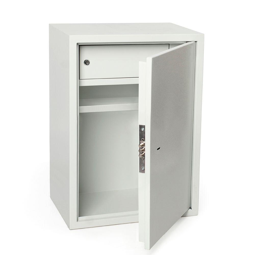 Сейф офісний Ferocon БЛ-65К.Т1.П1.7035 з ключовим замком Київ - фото 2