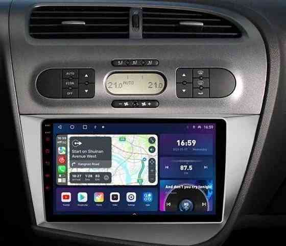 Штатная магнитола 4/64Gb на Seat Leon 2005-2012 экран 9