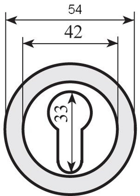 Накладка RY 25 нікель/ мат.нікель кл Capri Київ - фото 3