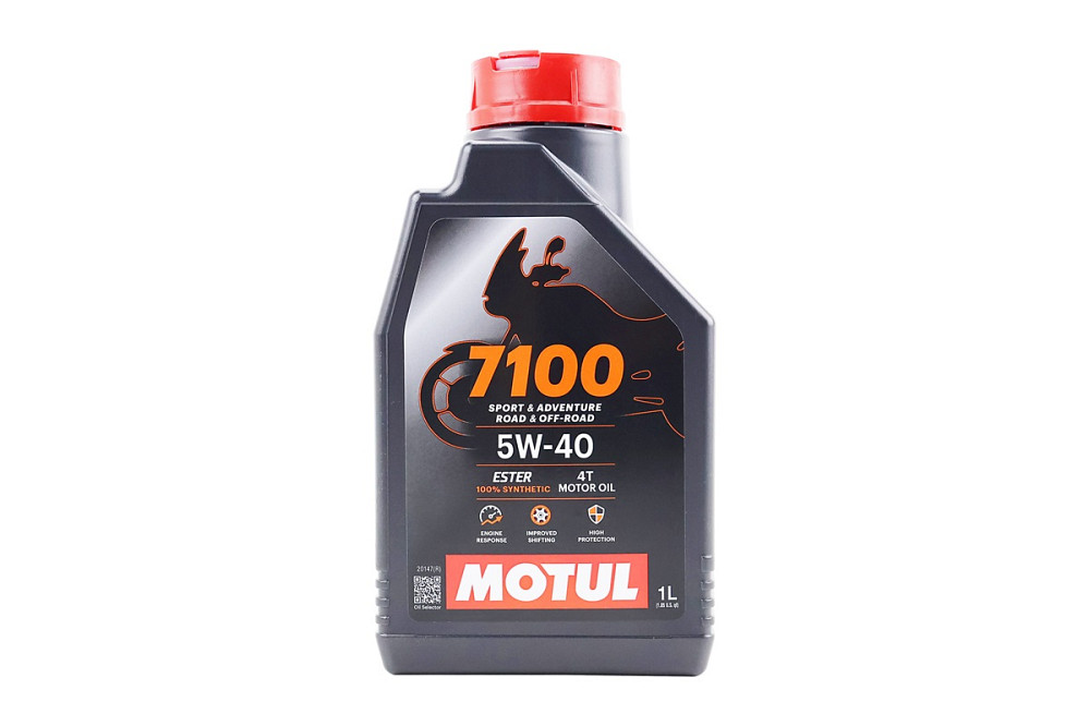 Олива 4T 5W-40 - синтетична мотоциклетна "7100 SYNTHETIC 100%", 1L Бершадь - изображение 1