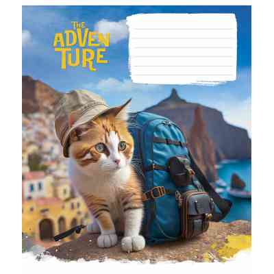 Зошит Школярик Best adventure 12 аркушів лінія (012-3285L) Вінниця