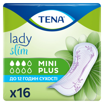 Урологічні прокладки Tena Lady Slim Mini Plus 16 шт. (7322540852868) Вінниця - фото 1