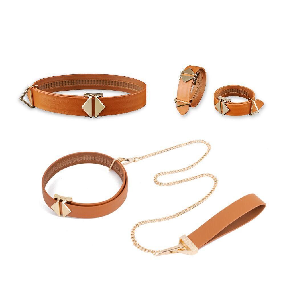 Сумка LOCKINK Mysterious Square Kink Bag - Brown Sex Aura Київ - фото 2