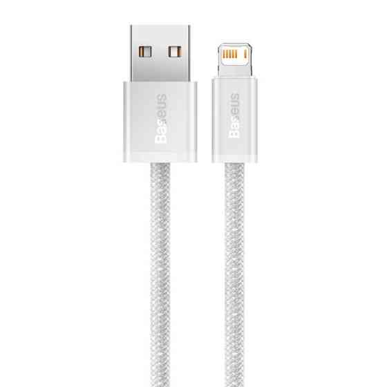 Кабель Baseus Dynamic Series Fast Charging Data Cable USB to iP 2.4A 1m White Одесса