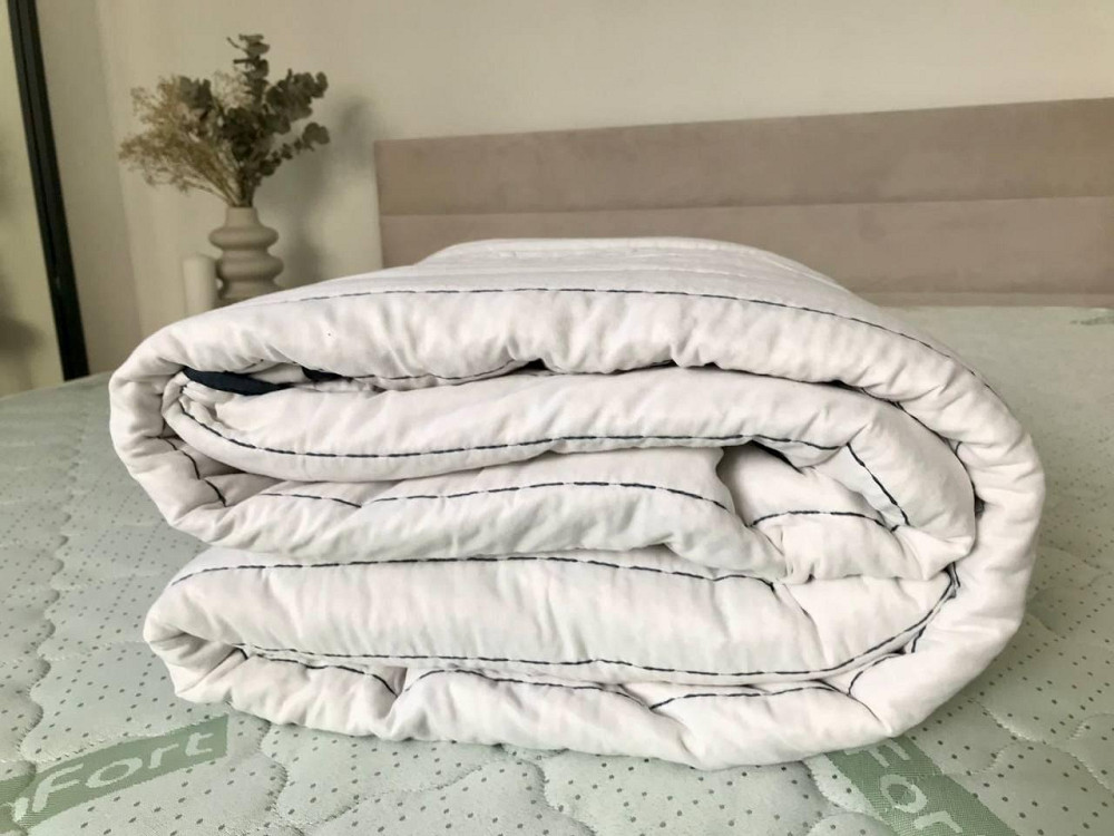 Ecotton Покривало Nostra 240х260 см двостороннє антиалергенне синій (L0018Blue) Киев - изображение 5