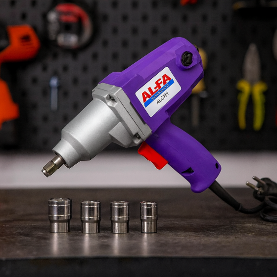 Електричний ударний гайковерт AL-FA  2000 Вт і крутним моментом 750 Нм для легкових і вантажних авто 230 В Львів
