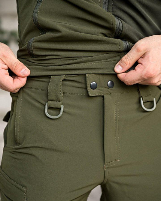 Эластичная тактический костюм agony олива  ВТ6860 Одесса - изображение 6