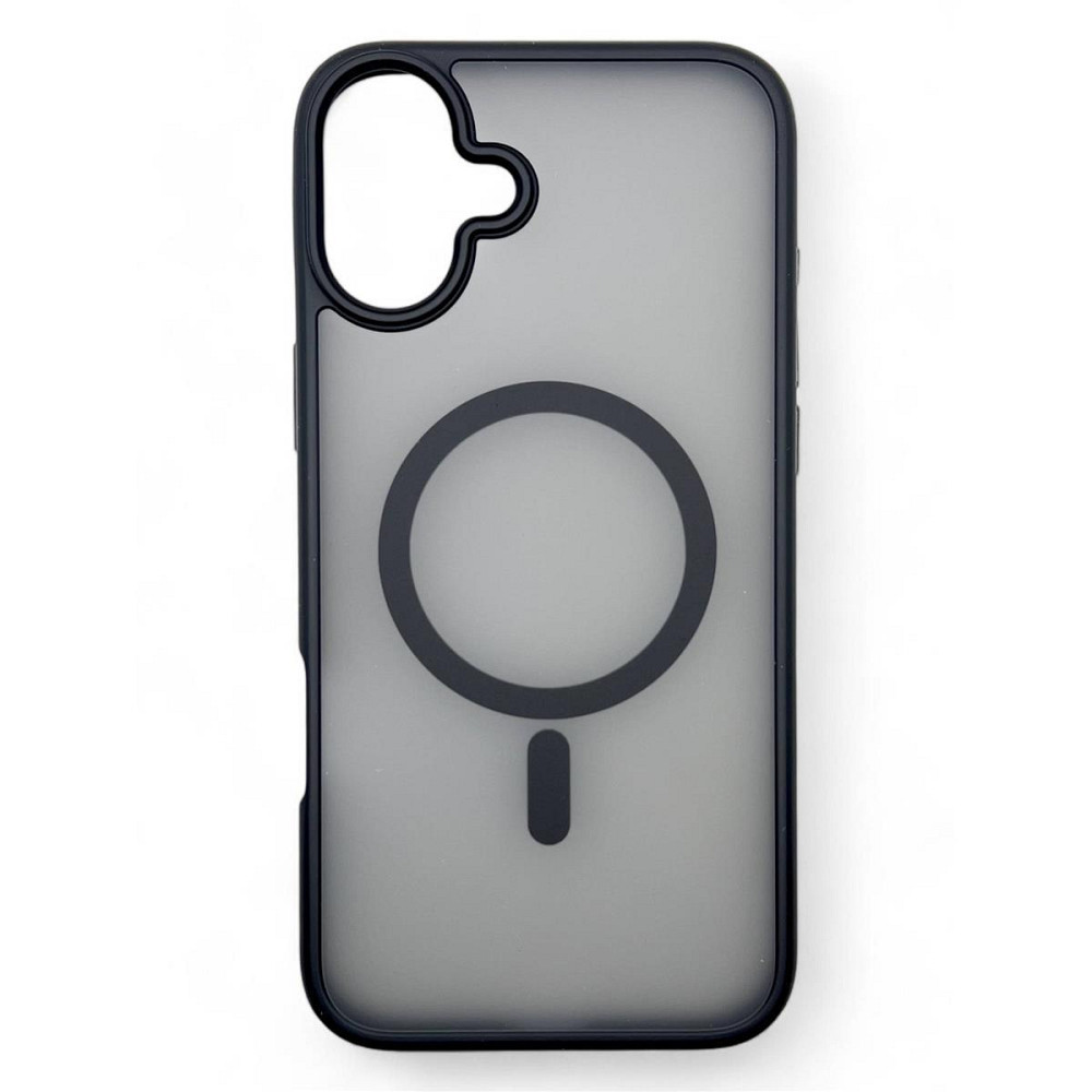 Чохол для Apple iPhone 16 Black (712090) Чорний Харьков - изображение 1