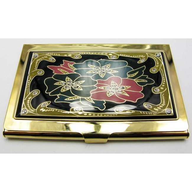 Візитниця золотиста кишенькова Київ - фото 1