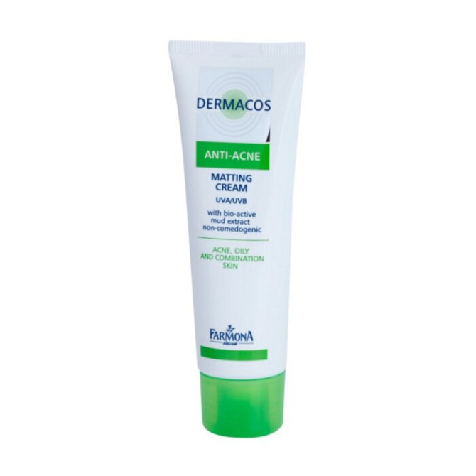 Денний матуюючий крем для обличчя Farmona Dermacos Anti-Acne UVA / UVB 50 мл 5900117095294 Винница - изображение 2