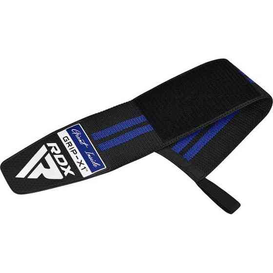 Бинти для зап'ястя (кистьові бинти) RDX GYM WRIST WRAP R11 BLACK/ BLUE Кам'янське