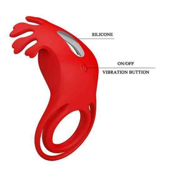 Ерекційне кільце - Pretty Love Vibrant Penis Ring Ruben Red Sex Aura Київ