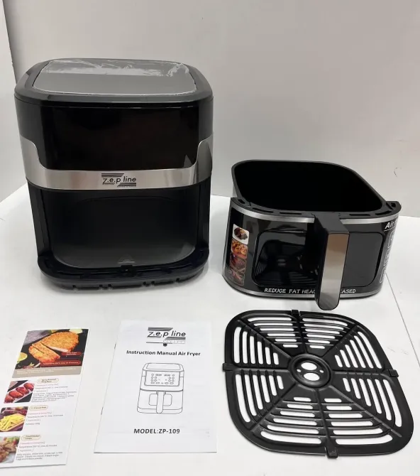 Фритюрниця Zepline ZP-109A Чаша місткістю 8,8 літрів, 3500Вт, МАЄ 2 ТЕНА, силіконовою формою та антипригарним покриттям Одеса - фото 5