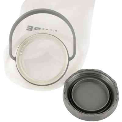 Пляшка для води Tribe Soft Bottle 1,5 л TPU м&apos;яка crystal-white (T-FE-0024-crystal-white) Вінниця