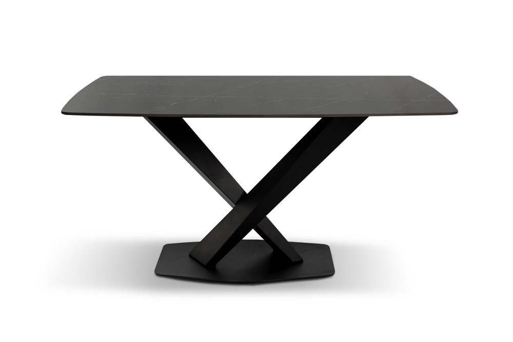 Стіл БІНГО 140*80, кераміка чорний мармур Київ - фото 7