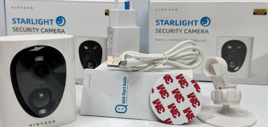 Камера видеонаблюдения Внешняя Wi-Fi камера VIRTAVO 1080P (2шт) Киев - изображение 3