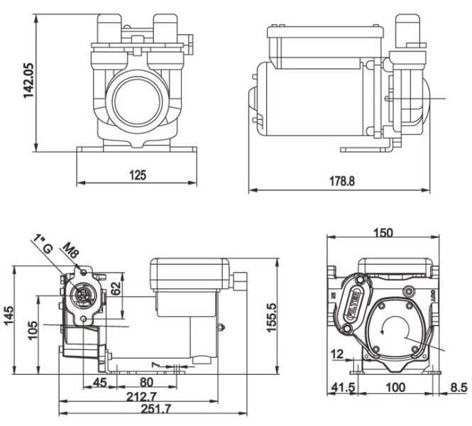 Насос топливоперекачивающий REWOLT 24В (RE SL002-24V) Чернигов - изображение 5