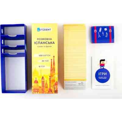 Обучающий набор English Student Карточки для разговорного испанского языка, украинский (41313384) Винница