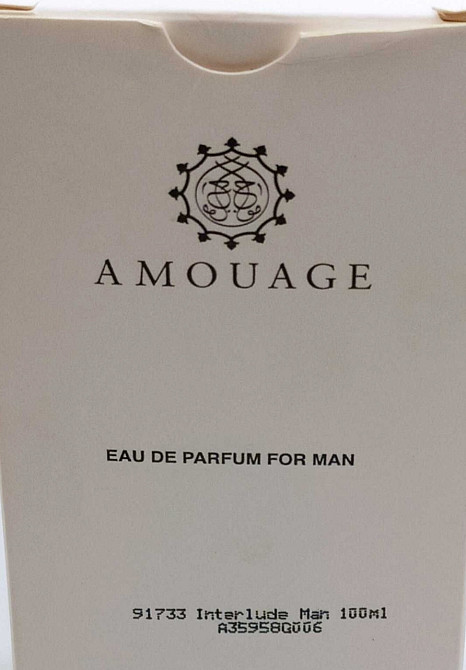 Парфюмерия: Amouage Interlude For Man edp 100ml. Оригинал ! Киев - изображение 6