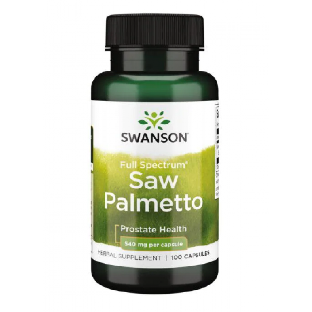 Со пальметто Swanson Saw Palmetto 540 mg 100 капс Киев - изображение 1