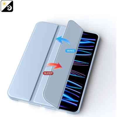 Чехол для планшета Armorstandart Tri Fold Soft TPU Silicone Apple iPad Pro 11" M4 2024 Light Blue (711748) Винница