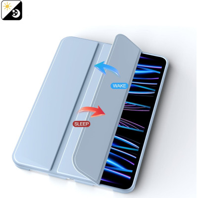 Чехол для планшета Armorstandart Tri Fold Soft TPU Silicone Apple iPad Pro 11" M4 2024 Light Blue (711748) Винница - изображение 4