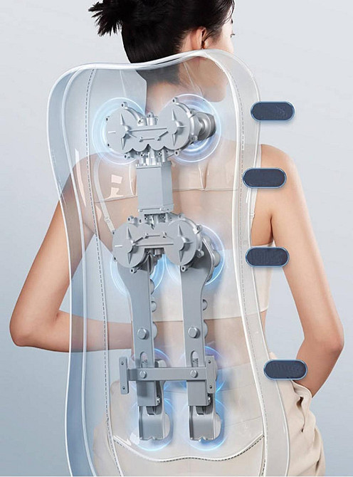 Массажная подушка для тела AUX-AQA-24D-34 24W (роликовый массаж с подогревом) Винница - изображение 8