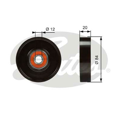 Ролик натягувача ременя Gates T36321 Вінниця - фото 1