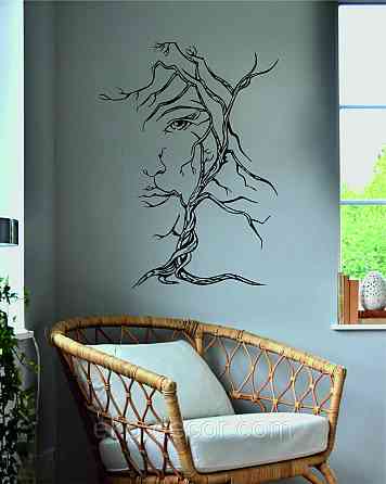 Декоративное настенное Панно «Дерево лицо» Декор на стену Киев