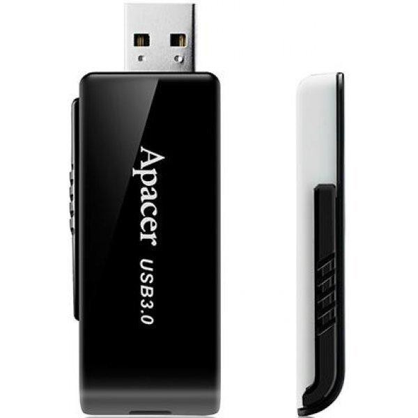Флеш-накопичувач Apacer USB 3.2 Gen 1 AH350 128Gb Black Київ - фото 1