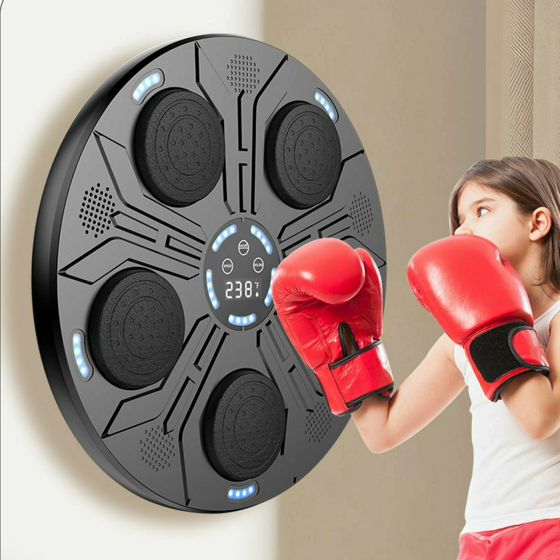 Интерактивный боксерский тренажёр TS-5567 настенный, Bluetooth, музыка, 6 зон, реакция, комплект Одесса