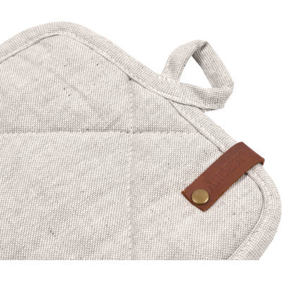 Кухонная прихватка Ardesto Oliver, 20х20 см, 100% хлопок, нап-ч: ватин, серый светлый (ART04OL) Винница - изображение 4