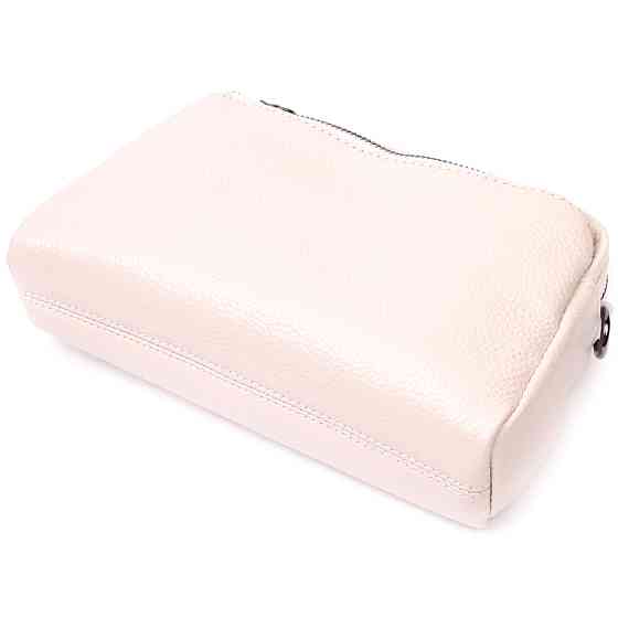 Сумка-клатч для жінок із м'якої натуральної шкіри Vintage 22376 Біла Київ