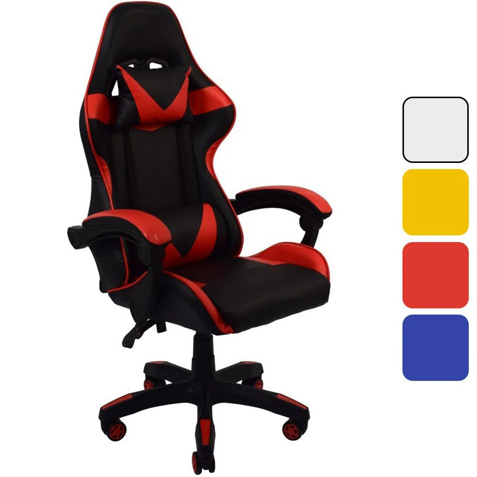 Крісло геймерське комп'ютерне ігрове Bonro B-810 офісне для комп'ютера дому і офісу Червоний Київ - фото 1