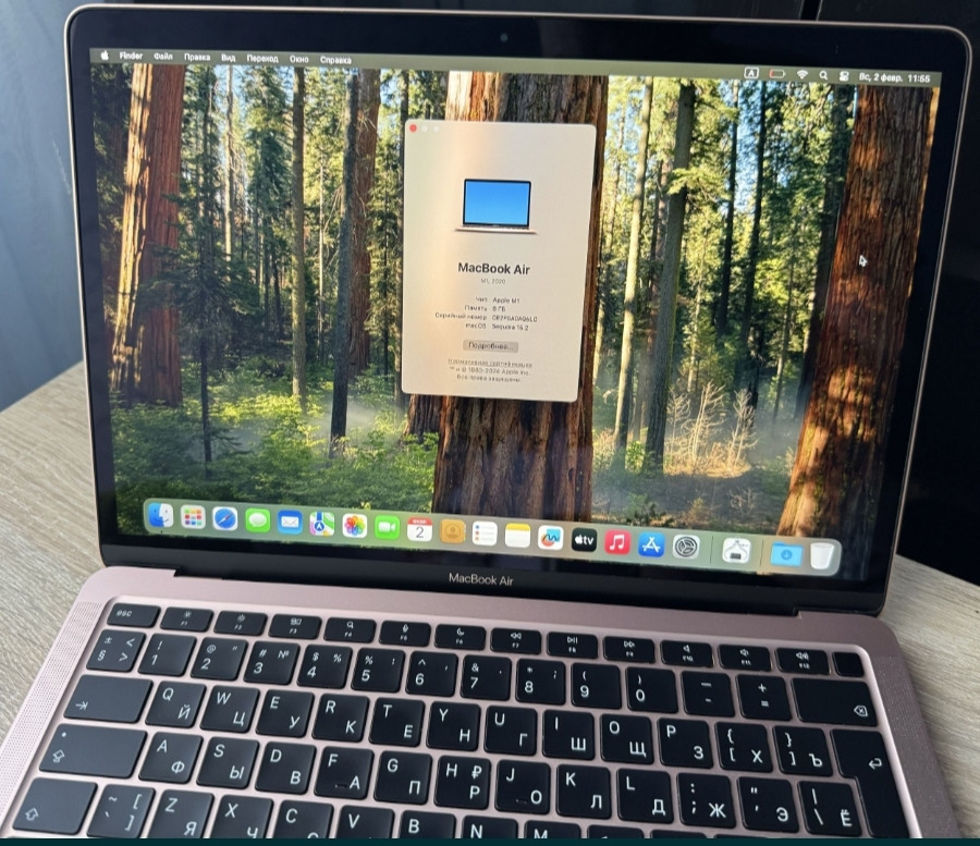 Ноутбук MacBook Air 13 M1 8/256Gb. Gold. Харьков - изображение 3