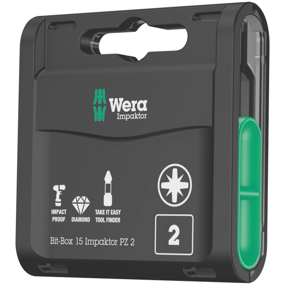 Набор ударных бит PZ Wera 15шт с алмазным покрытием 05057763001 Одесса - изображение 1